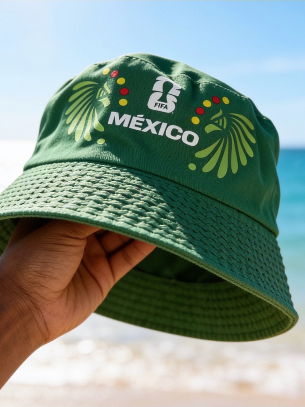 FIFA Official World Cup 2026 México Green Unisex Bucket Hat One Size